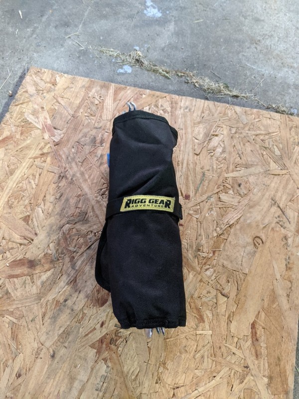 adventure tool bag rolled up