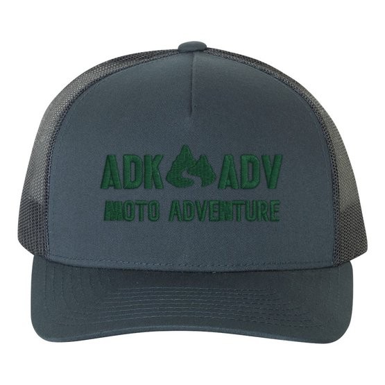 Trucker cap with ADK ADV moto adventure logo